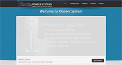 Desktop Screenshot of pioneersystem.org