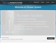 Tablet Screenshot of pioneersystem.org